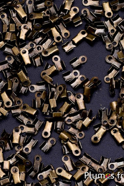 Embouts pour cordon - 6 mm - bronze